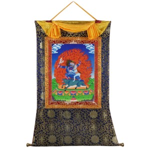 Newari Thangka -  Green Tara  ca. 48 cm x 59 cm