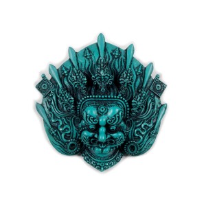 Mahakala Mask 14 cm Resin painted