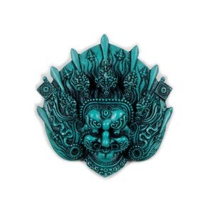 Mahakala Mask 14 cm Resin painted