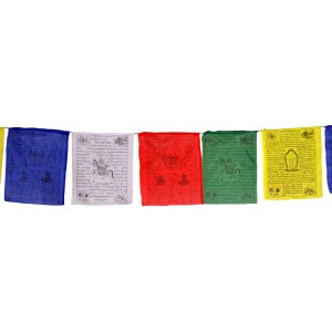 Prayer flag Kalachakra (25 flags) 840 cm premium quality