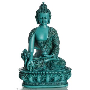 Medizinbuddha 27 cm Buddha Statue türkis