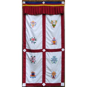 Door cover stiched - Ashta Mangala