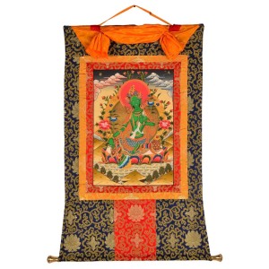 Monastry - Thangka - Green Tara 61 X 70 cm