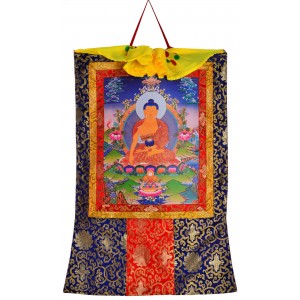 Thangka - Shakyamuni 105 cm x 63 cm