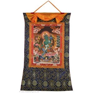 Thangka Grüne Tara gehobene Qualität