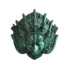 Garuda Mask Resin turquoise small