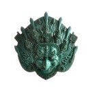 Garuda Mask Resin turquoise small