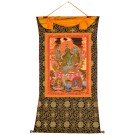Tibetan Medicine Yoga Thangka smoked no. 10 -  40 x 49cm