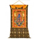 Tibetan Medicine Yoga Thangka no. 2 -  34 x 52cm