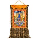 Tibetan Medicine Yoga Thangka no. 2 -  34 x 52cm