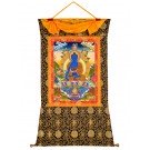 Tibetan Medicine Yoga Thangka no. 2 -  34 x 52cm
